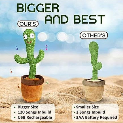 Kidbird - Dancing Talking Cactus Toy, Sings, Records & Repeats for Fun