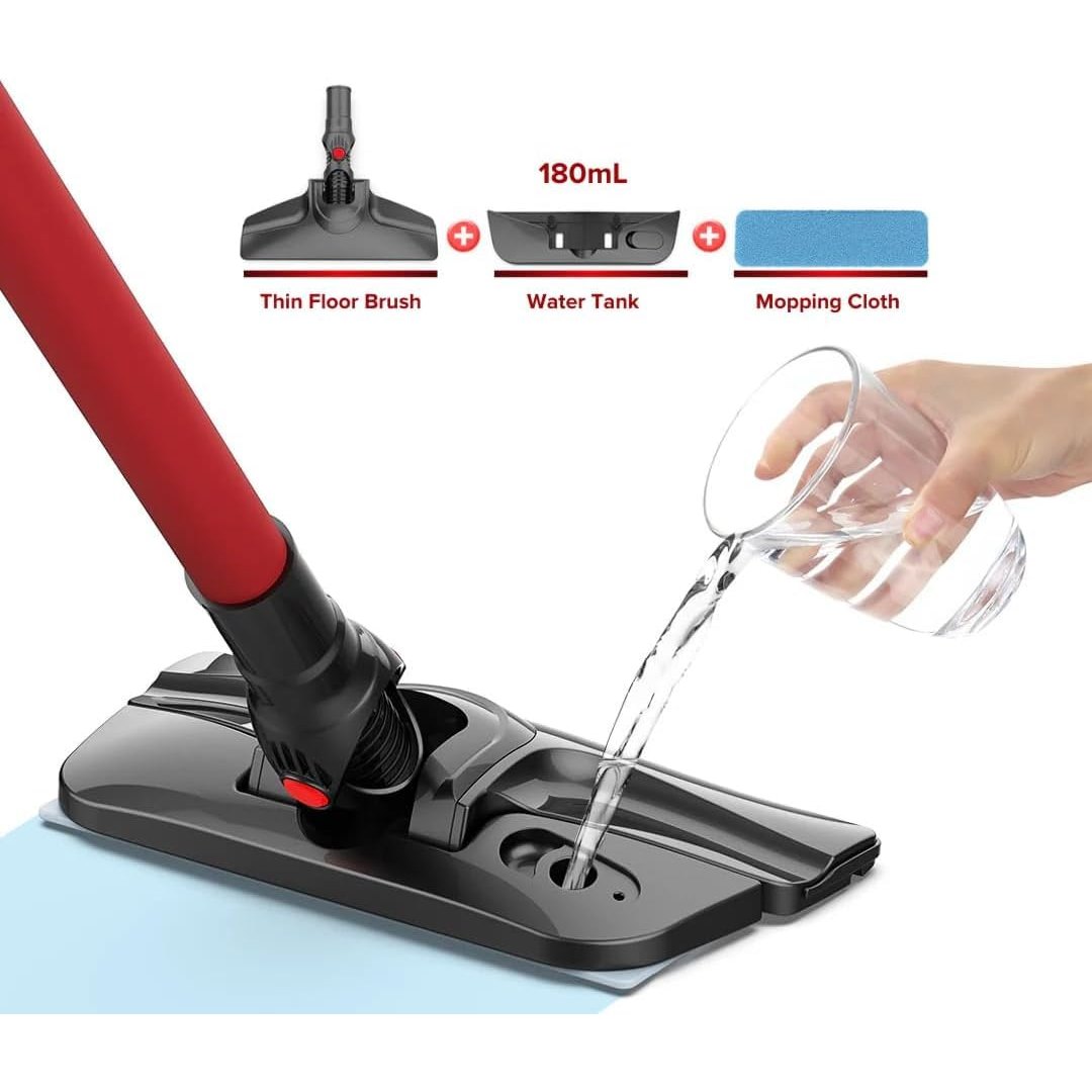 Airbot DX200 Ultra Thin Slim Wet & Dry Mop Vacuum with Water Tank Mopping Cloth Handheld Stick Vacuum Cleaner - Medaid International