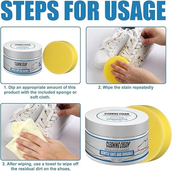 White Shoes Cleaning Cream - Medaid International