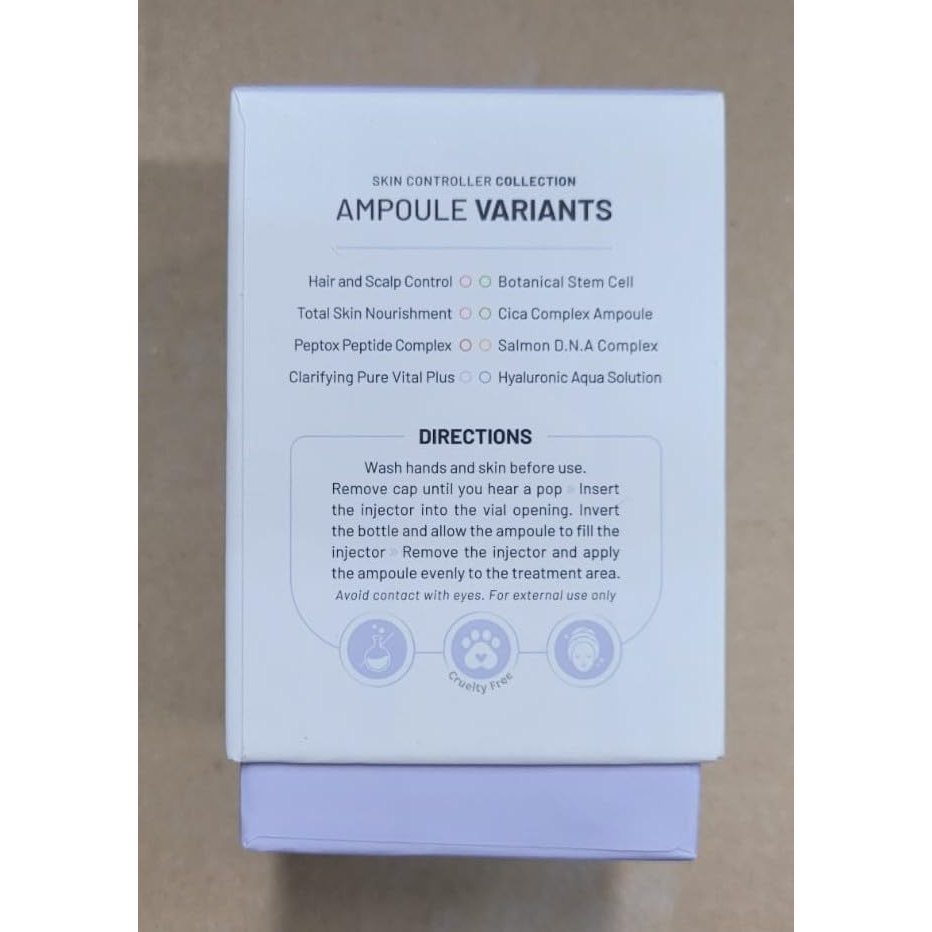 BRÜUN SD - Control Salmon DNA Ampoule - Micro Needling Korean Serum Booster for Face and Body to Use with and without Derma Pen Microneedling Skin Care Serum 1.18 fl.oz - Medaid International