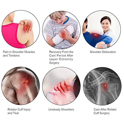 Zjdydy - Comfortable Arm Sling for Shoulder Support, Adjustable, Left/Right Use