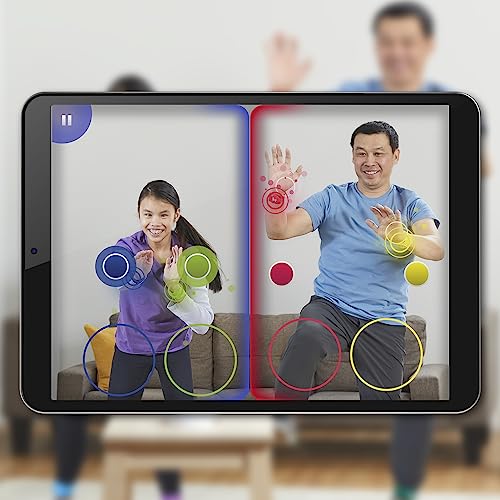 Hasbro Gaming Twister Air Game | AR App Play Game with Wrist and Ankle Bands | Links to Smart Devices | Active Party Games for Kids and Adults | Ages 8+ | for 1+ Players - Medaid International