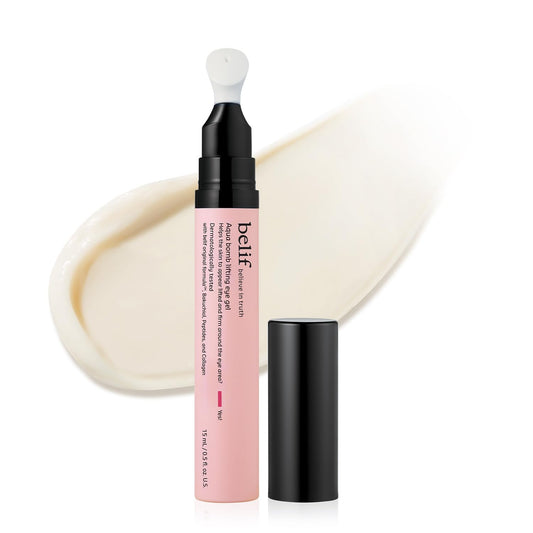 belif Retinol Firming Eye Serum – Aqua Bomb Lifting Eye Gel with Collagen & Bakuchiol for Puffiness, Fine Lines & Wrinkles, Peptide & Hyaluronic Acid, Korean Skin Care - Medaid International