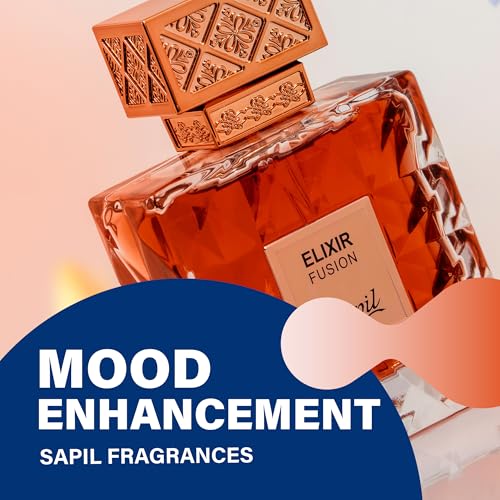 Sapil Elixir Fusion Unisex Eau De Parfum – Floral Fruity Blend with Biscuit, Vanilla & Cinnamon – Long-Lasting Luxury Niche Perfume for Men & Women – 3.38 oz - Medaid International