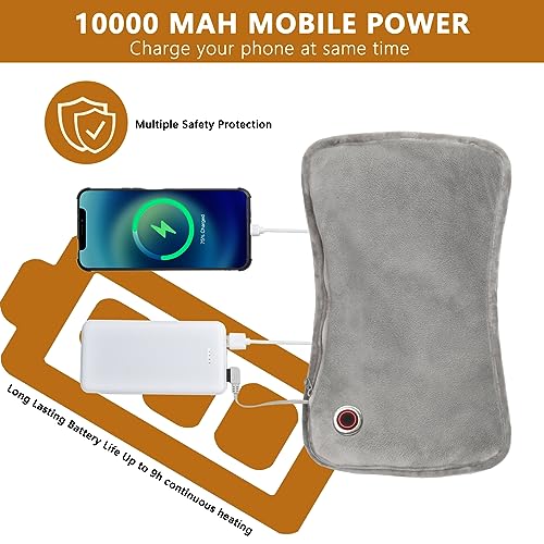 VanSmaGo - Rechargeable Electric Heated Gloves with 3 Heat Levels & Fast Heating