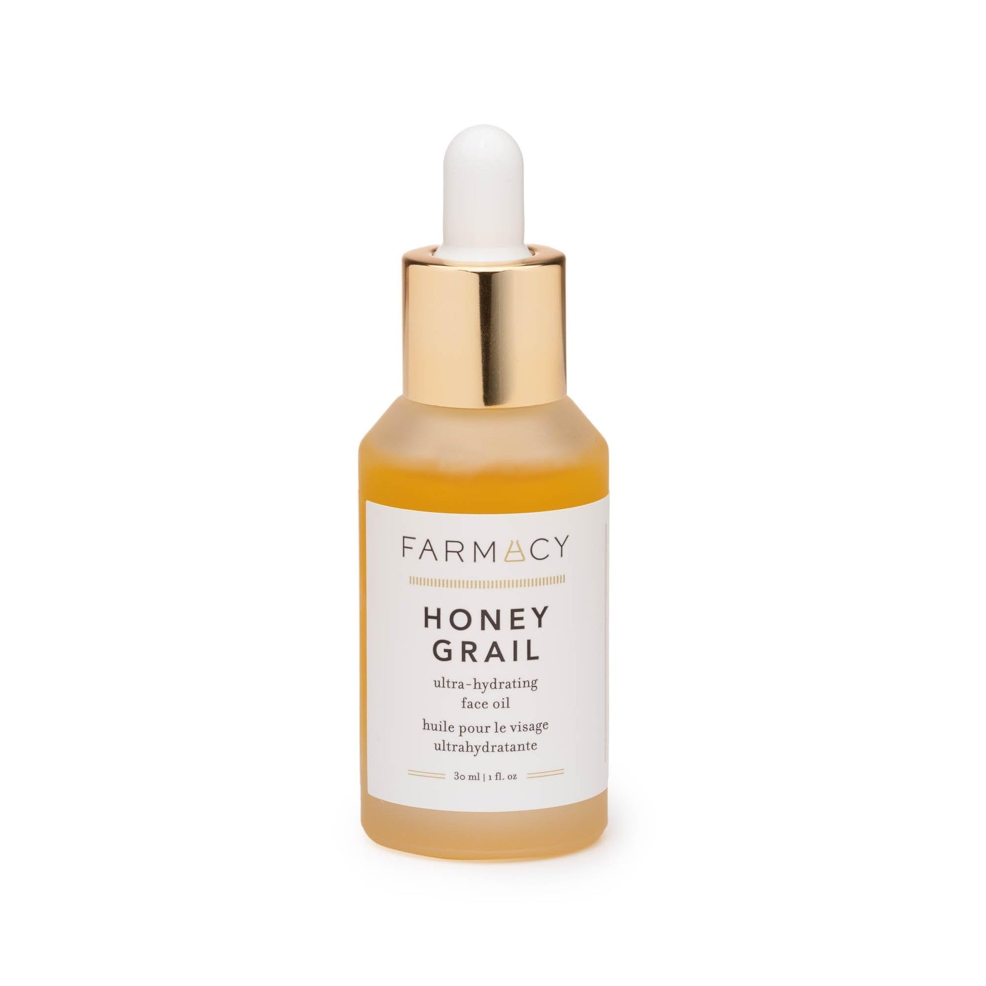 Farmacy Hydrating Face Oil - Honey Grail Nourishing Oil for Skin & Hair - Infused with Sea Buckthorn Oil, Rosehip Oil & Buckwheat Honey to Moisturize & Maintain a Healthy Skin Barrier (30ml) - Medaid International