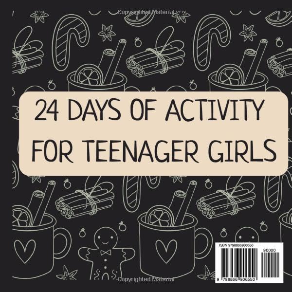 Advent Calendar for Teenage Girls: Activity Book and Stocking Stuffers for Teenager Girls: 24 Days to Discover Your Joy, Spark Creativity, and Embrace Positivity - Medaid International