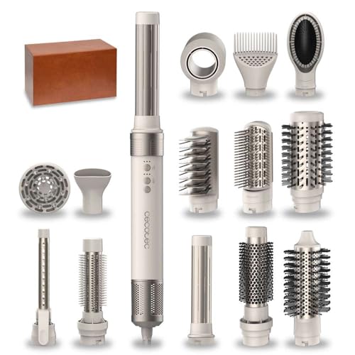 Cecotec - 14-in-1 Hot Air Brush with Coanda Technology, 1400W Power, 3 Heat Settings