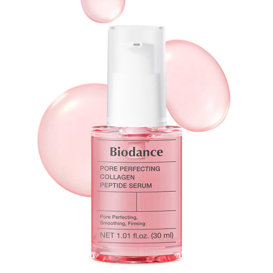 BIODANCE Pore Perfecting Collagen Peptide Serum, Skin Firming & Radiance Boost, Plumping, Pore Care, Makeup Prep Serum for All Skin Types, Korean Skincare, Stocking Stuffers | 1.01 fl.oz x 1 ea - Medaid International