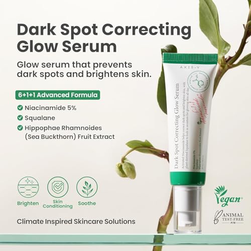 AXIS-Y Dark Spot Correcting Glow Serum 0.16 fl. oz. | Brightening Treatment, Anti-Aging, Acne Scars, Fine Lines, Hyperpigmentation, and Dark Circles - Medaid International