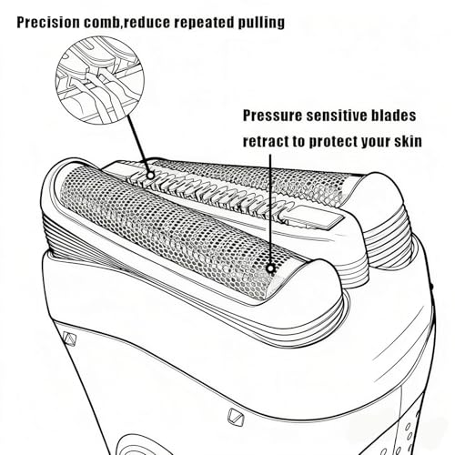 Braun - 32B Replacement Shaver Head for Series 3, Fits S3 3000s-310s