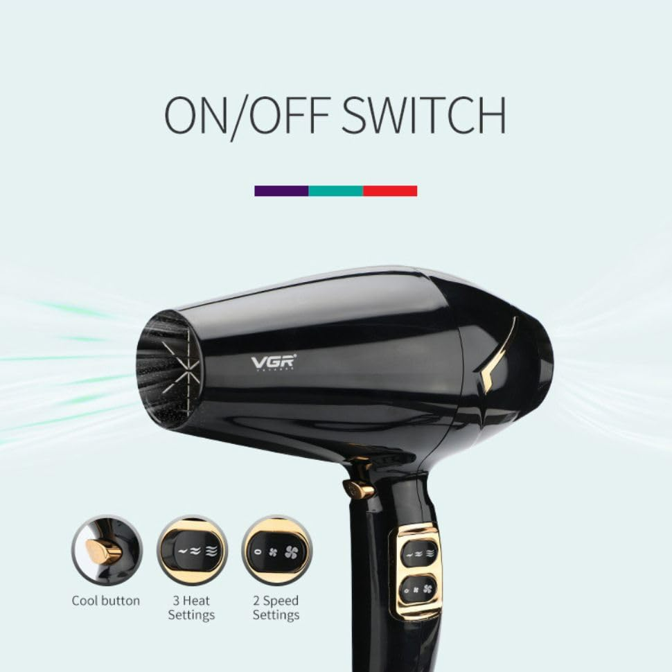 VGR V423 Professional Hair Dryer - Medaid International