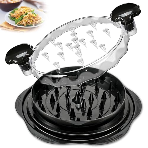 Chicken Shredder Tool Twist for Kitchen, Manual Chicken Breast Grinder Machine for Ground Food, Meat & Vegetables (Elegant Black)|B0CWXQL27W