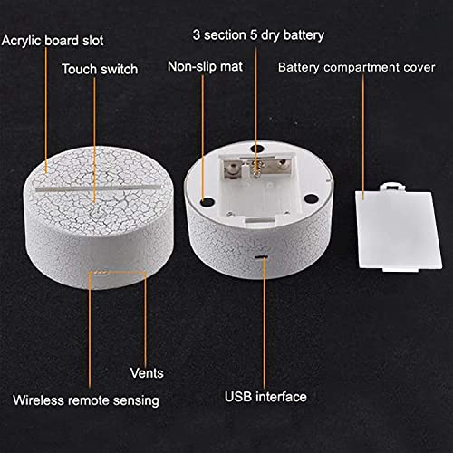 Eid - LED Moon Lamp for Ramadan Decoration, Kids Night Light, Home Ornaments