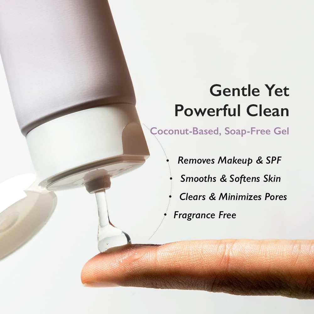 HARUHARU wonder Black Rice Moisture 5.5 Soft Cleansing Gel, Gentle Daily Cleanser, Low 5.5pH, Moisture Balance, Soap Free, For Sensitive Skin, Holiday Stocking Stuffer, Vegan, Cruelty-Free, 3.4 fl.oz - Medaid International