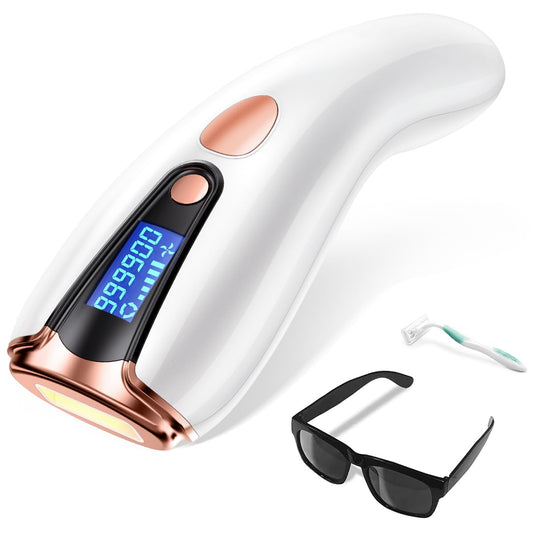 Laser Hair Removal for Women and Men, at Home Permanent Hair Remover Machine,Upgraded to 999,900 Flashes, IPL Hair Removal Device for Facial Legs Arms Bikini Line Whole Body, Corded - Medaid International