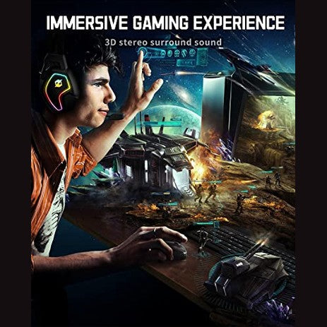 Ozeino - Gaming Headset for Xbox, PS5, PC - Noise Canceling, 3.5mm Jack