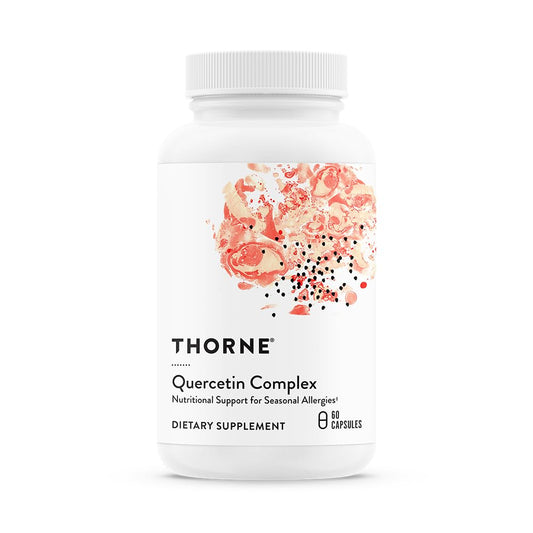 THORNE - Quercetin Complex (Formerly Quercenase) - Nutritional Support for Seasonal Allergies* - 60 Capsules - 60 Servings - Medaid International
