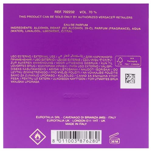 Versace Dylan Purple for Women 3.4 oz Eau de Parfum Spray - Medaid International