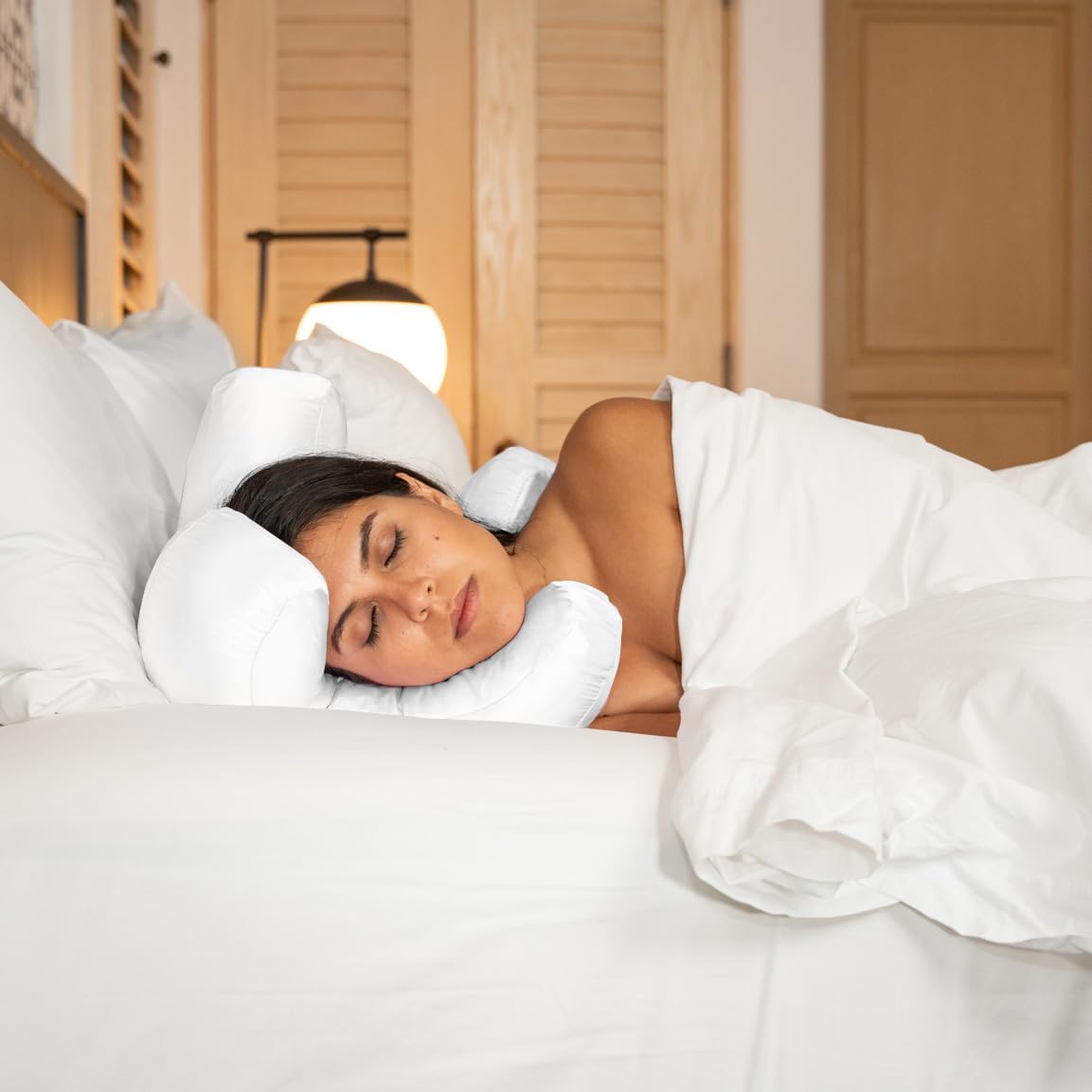 Flawless Face Pillow + Free White Satin Pillowcase! Beauty Sleep, Anti Wrinkles-Aging, Back Sleeping - Medaid International
