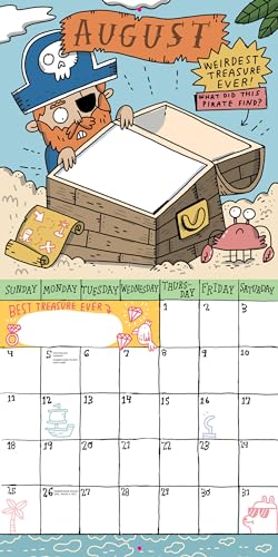 Kid's Awesome Activity Wall Calendar 2024: Includes 300+ Super Fun Stickers! - Medaid International