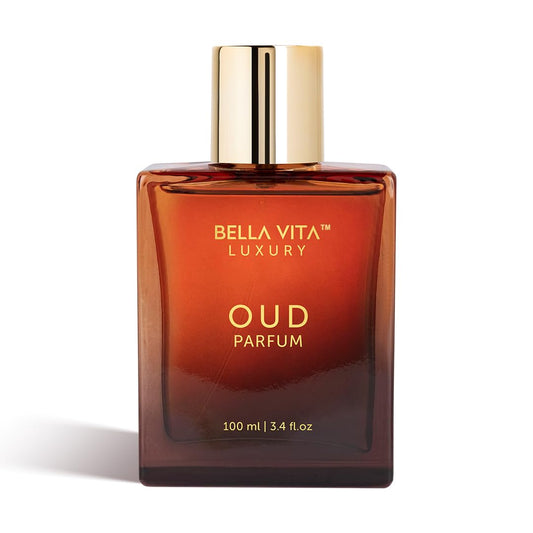 BellaVita Luxury Oud Unisex Perfume (3.4 fl.oz) | Premium Men & Women Parfum Fragrance | Warm Vanilla Perfume Oil | Long-Lasting & Warm Woody Arabic Parfum | Vegan & Cruelty-Free - Medaid International