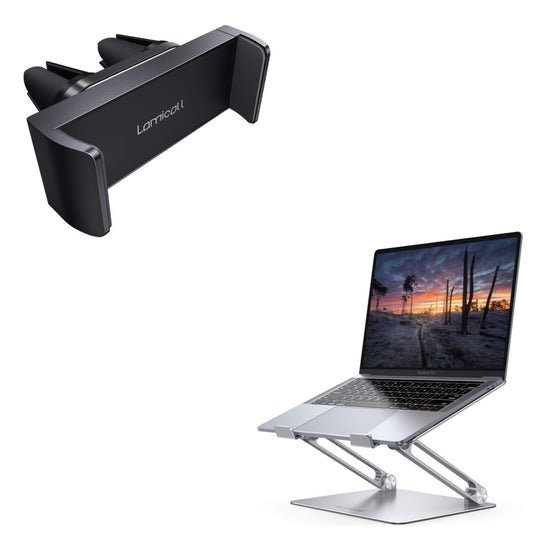 Lamicall Car Vent Phone Mount and Adjustable Laptop Stand - Medaid International