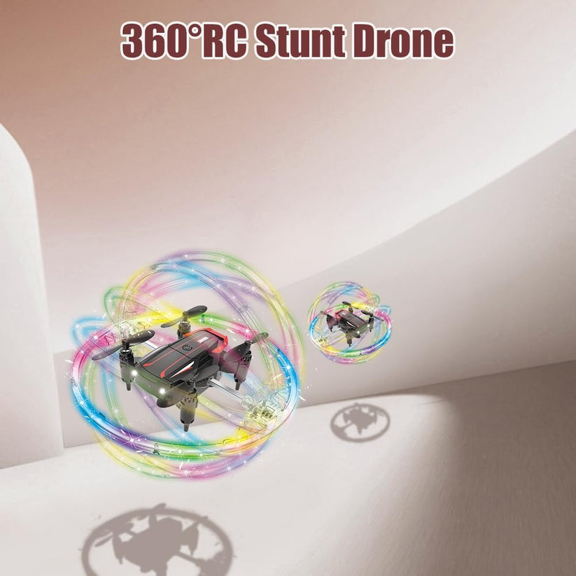 Cool Led Drone 360Degree Roll Colorful Luminous Ball Stunt Tumbling Quadcopter Toy BK8 - Medaid International