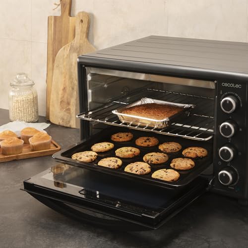 Cecotec - 60L Convection Oven, 2200W Power, 12 Functions, Indoor Light