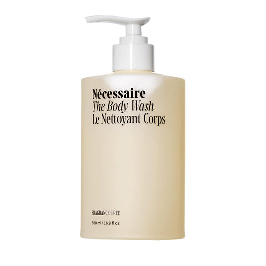 Nécessaire The Body Wash Fragrance-Free. Natural Body Wash for Women + Men. Barrier Cleanse. Multi-Ceramide Gel Cleanser, 16.9 Fl Oz. - Medaid International