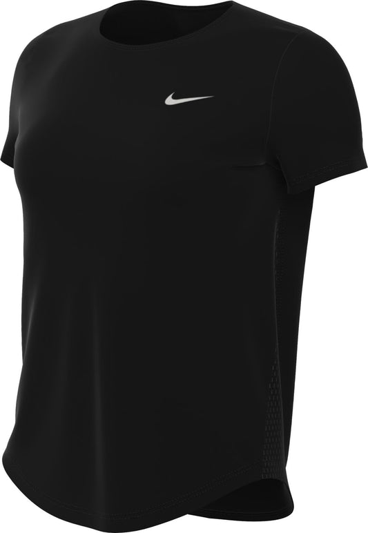 Nike Women's Tempo Dri-Fit Short-Sleeve Running Top, Black/Reflective Silver - Medaid International