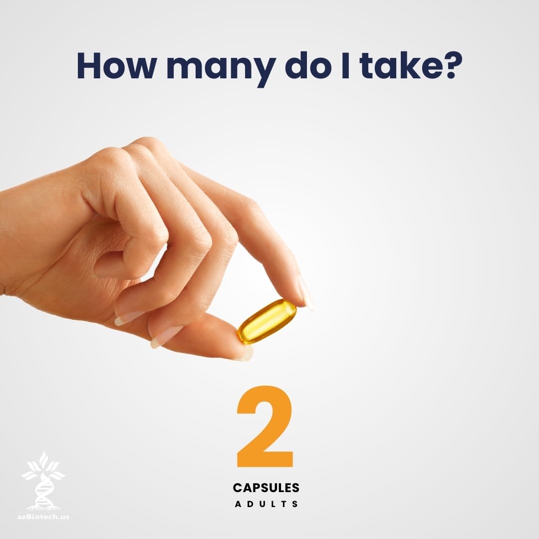 Fish Oil 1000 mg Softgels, 300 mg Omega 3 Supplements, 200 Softgels, 100 Days Supply - Medaid International