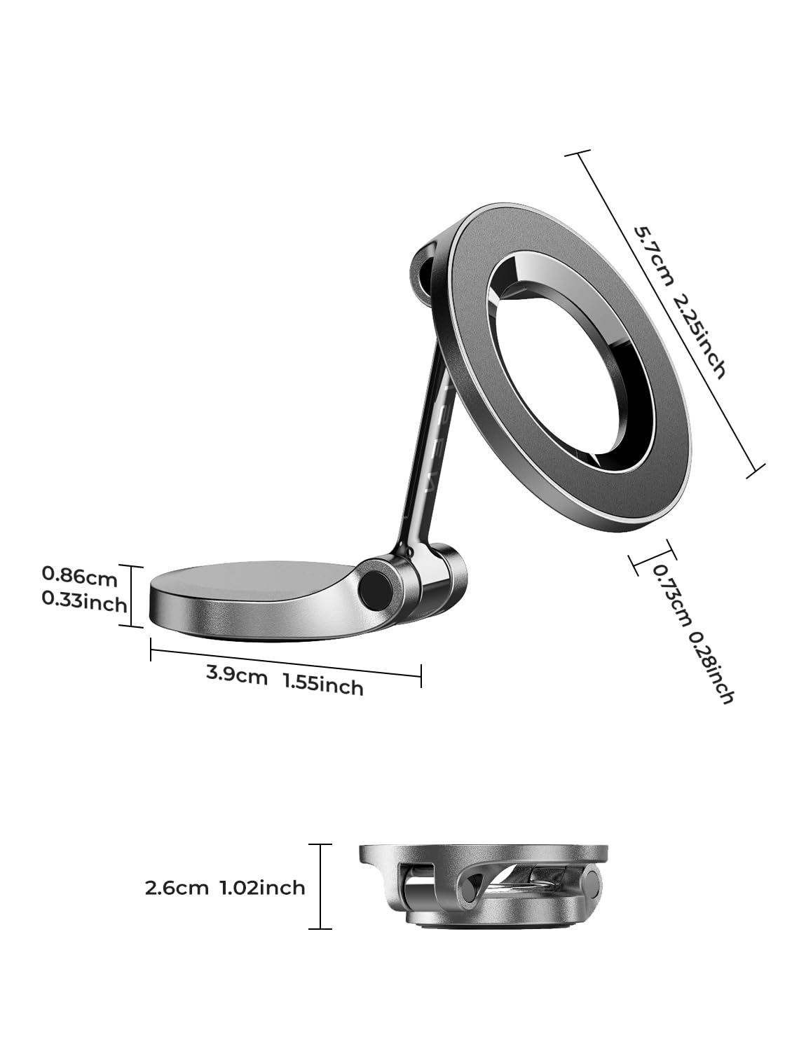 LISEN for iPhone 17 Pro Max MagSafe Car Mount, Ultra Magnetic Phone Holder for Car Dashboard, Car Accessories for iPhone 17 Pro Max,Gifts for Men Women Him Her, Fit for iPhone17 Pro/Air/Max 16 15 14 - Medaid International