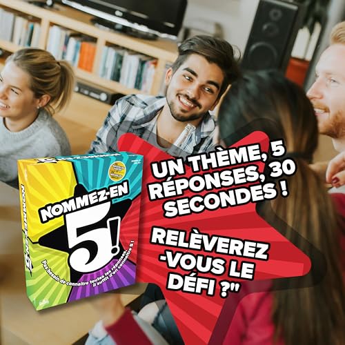 Goliath - Name 5 Board Game - Fun Family Game for All Ages, Quick Play