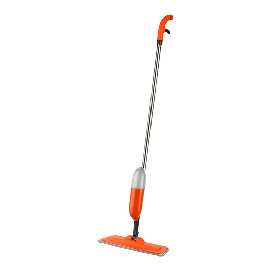 Macromax Funny Spray Mop – Compact 350ml Refillable Bottle – 360° Rotating Microfiber Floor Mop – Water-Saving Spray System – Bucket-Free Cleaning for Tile, Laminate & Wood Floors - Medaid International