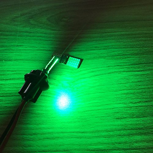 Fastcar - T10 W5W LED Wedge Bulbs 24 LEDs 4014SMD for Clearance & Reading Light (Green)