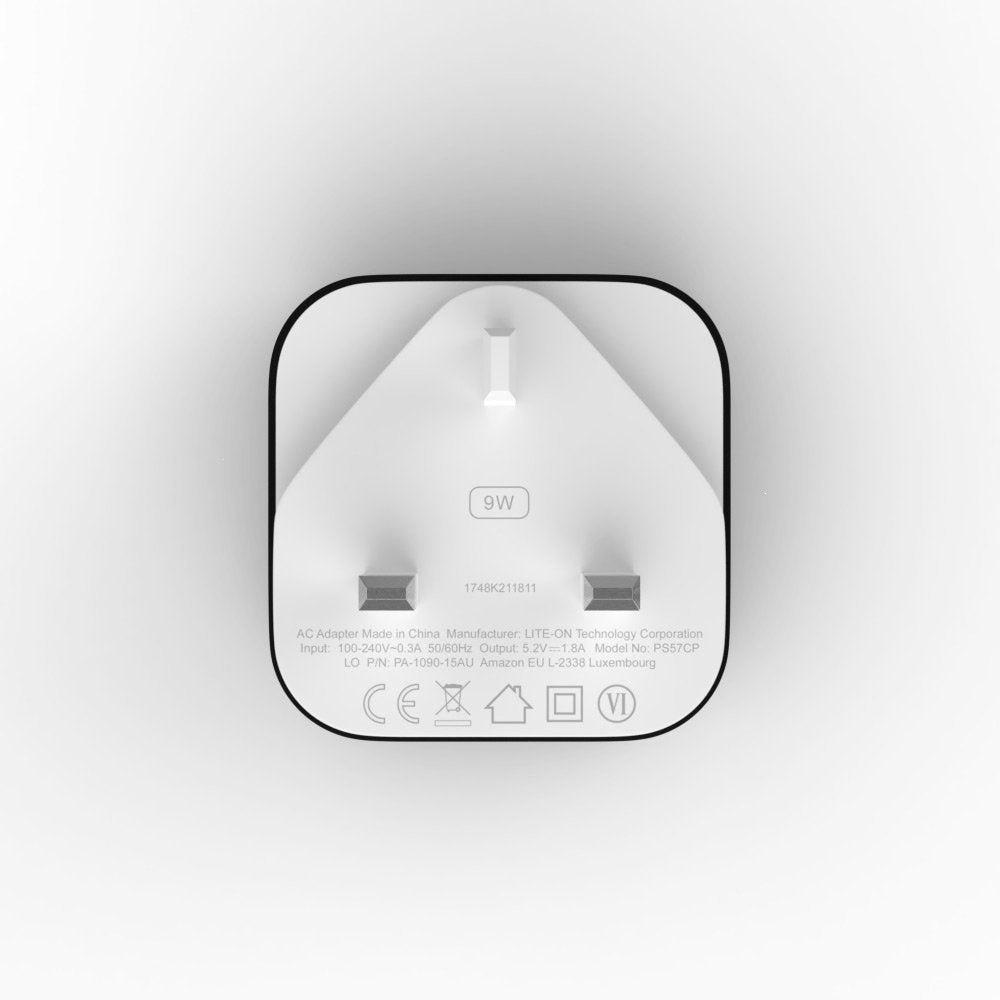 Amazon 9W Official OEM USB Charger and Power Adapter for Fire Tablets and Kindle eReaders - Medaid International