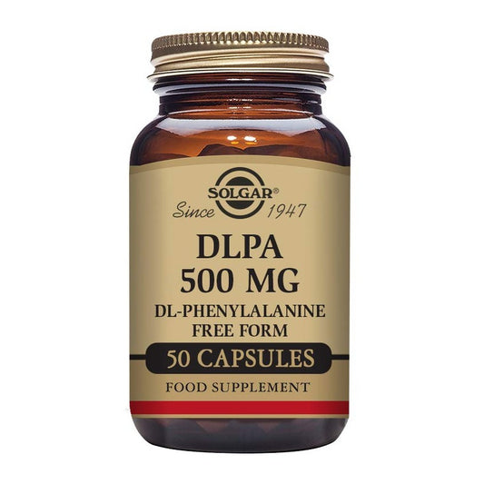 Solgar – DLPA 500 mg, 50 Vegetable Capsules - Medaid International
