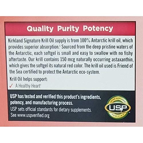 Kirkland Signature Krill Oil 500 Milligram 160 Softgels - Medaid International