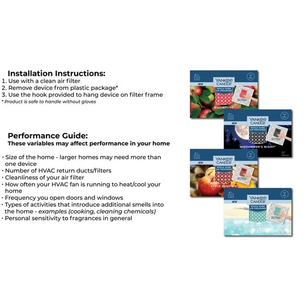 Yankee Candle Whole Home Air Freshener (Pack of 4, Catching Rays) - Medaid International