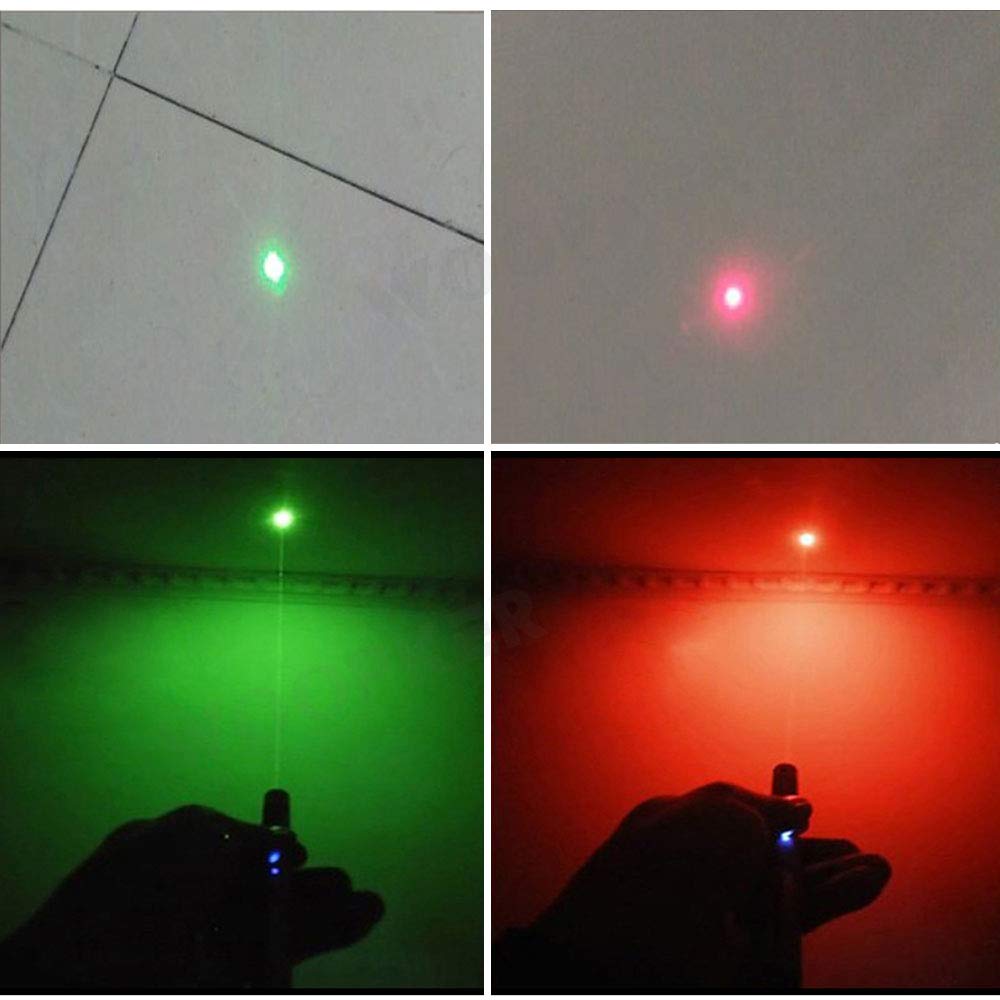 CHUQIANTONG Laser Pointer Cat Toys Red Laser Presentation Remotes for Indoor Classroom Interactive Teaching (Red, Without Battery 1 Pack) - Medaid International