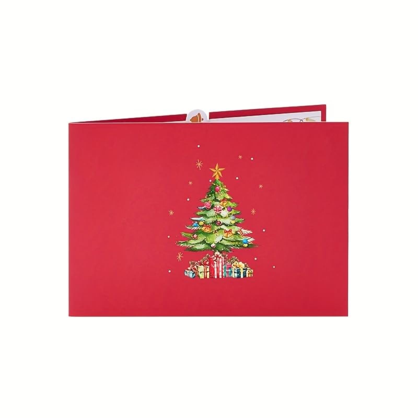 3D Christmas Tree Pop Up Card, with Detachable Keepsake Christmas Tree, Gift Includes Envelope and Removable Note Tag - Medaid International