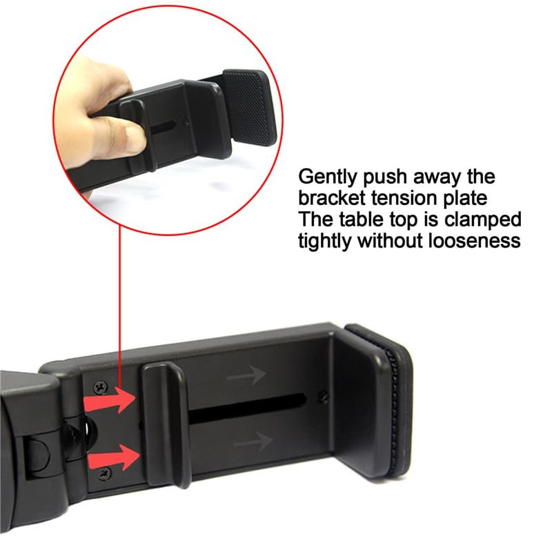 Airplane Phone Holder, Portable Travel Stand Desk Flight Foldable Adjustable Rotatable Selfie Holding Train Seat Stand, Seat Bracket - Medaid International