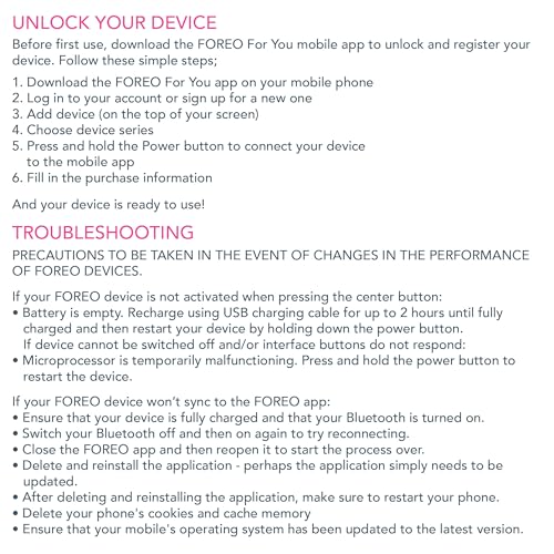 FOREO BEAR mini App-connected Microcurrent Facial Toning Device with 3 Intensities, Lavender - Medaid International