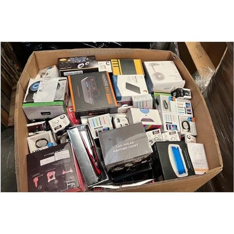 4-32 Piece Mixed Electronics Clearance Box – Returns Pallet with Brand New Gadgets and Appliances UK LM07 - Medaid International
