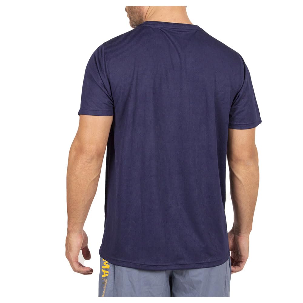 PUMA Men'sPerformance Cat Tee (Available in Big and Tall Sizes), Peacoat, Small - Medaid International