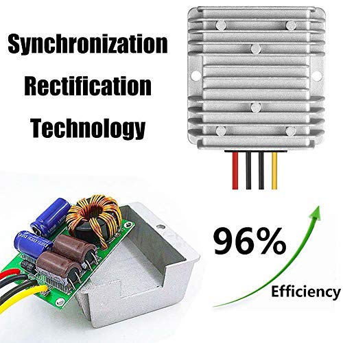 Cozy Home Life - Waterproof 12V/24V to 5V 20A 100W Buck Power Regulator Module for Golf Cart
