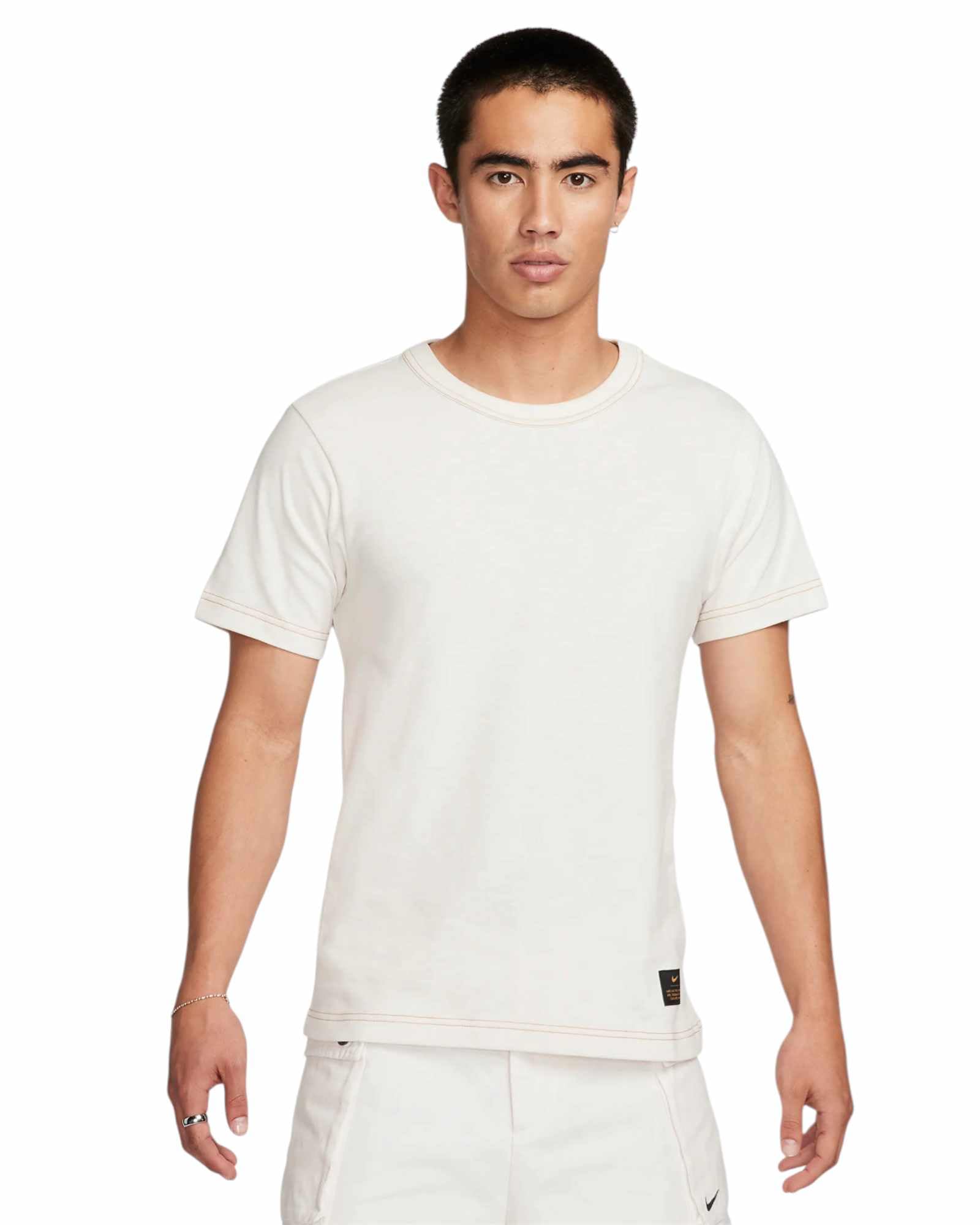 Nike Life Men's Short-Sleeve Knit T-Shirt L Cream - Medaid International