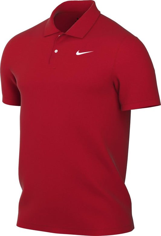 NikeCourt Dri-FIT Men's Tennis Polo (DH0857-657, University Red/White) Size Medium - Medaid International