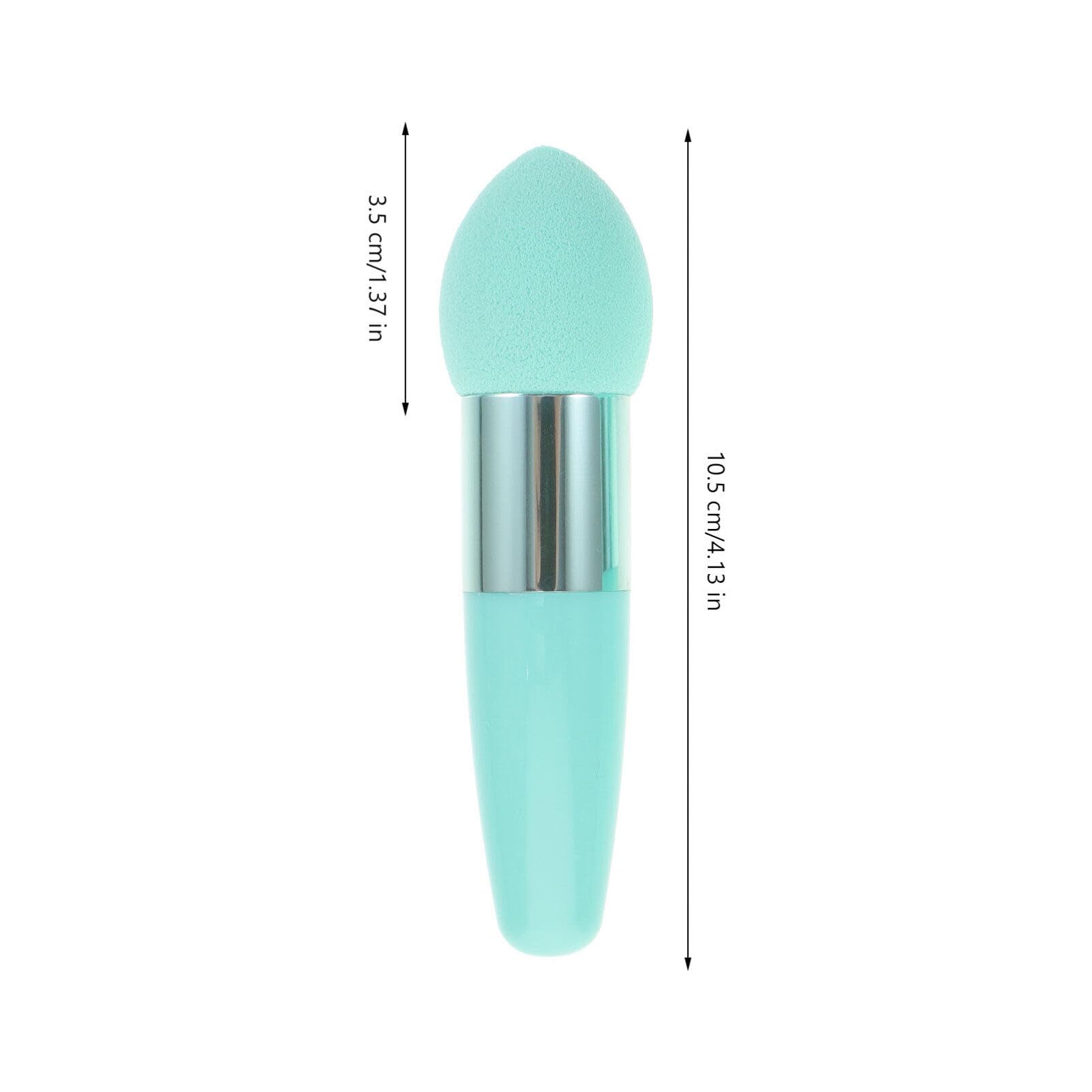 Beaupretty Beauty Pen Set - 3Pcs Mushroom Concealer Sponge Brush Set for Makeup Application Portable Compact Design for Travel Green - Medaid International